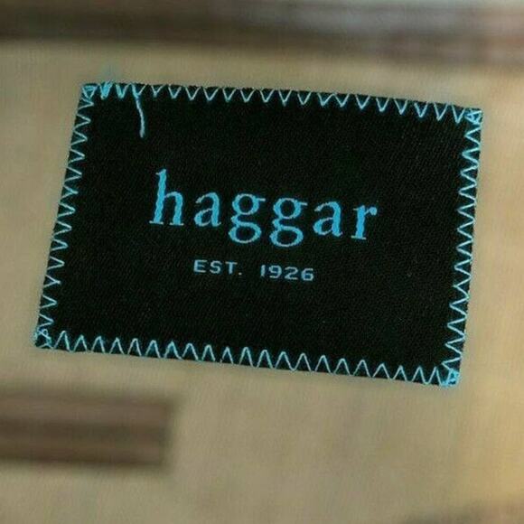 Haggar Suit Jacket Mens Size 44S Lapel Notch 2-Button Flap Pockets Sport Coat - Picture 7 of 10